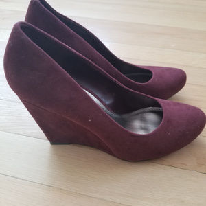 Burgundy Wedges